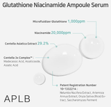 APLB - Glutathione Niacinamide Ampoule Serum now available at www.Barefection.com. Visit us for product details and our latest offers!