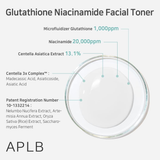 < New Arrival > APLB - Glutathione Niacinamide Facial Toner - 160ml