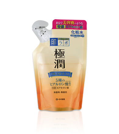 HADA LABO Goku-Jyun Premium Hyaluronic Acid Lotion (Toner) Refill - 170ml - Now available on our sister website www.Barefection.com